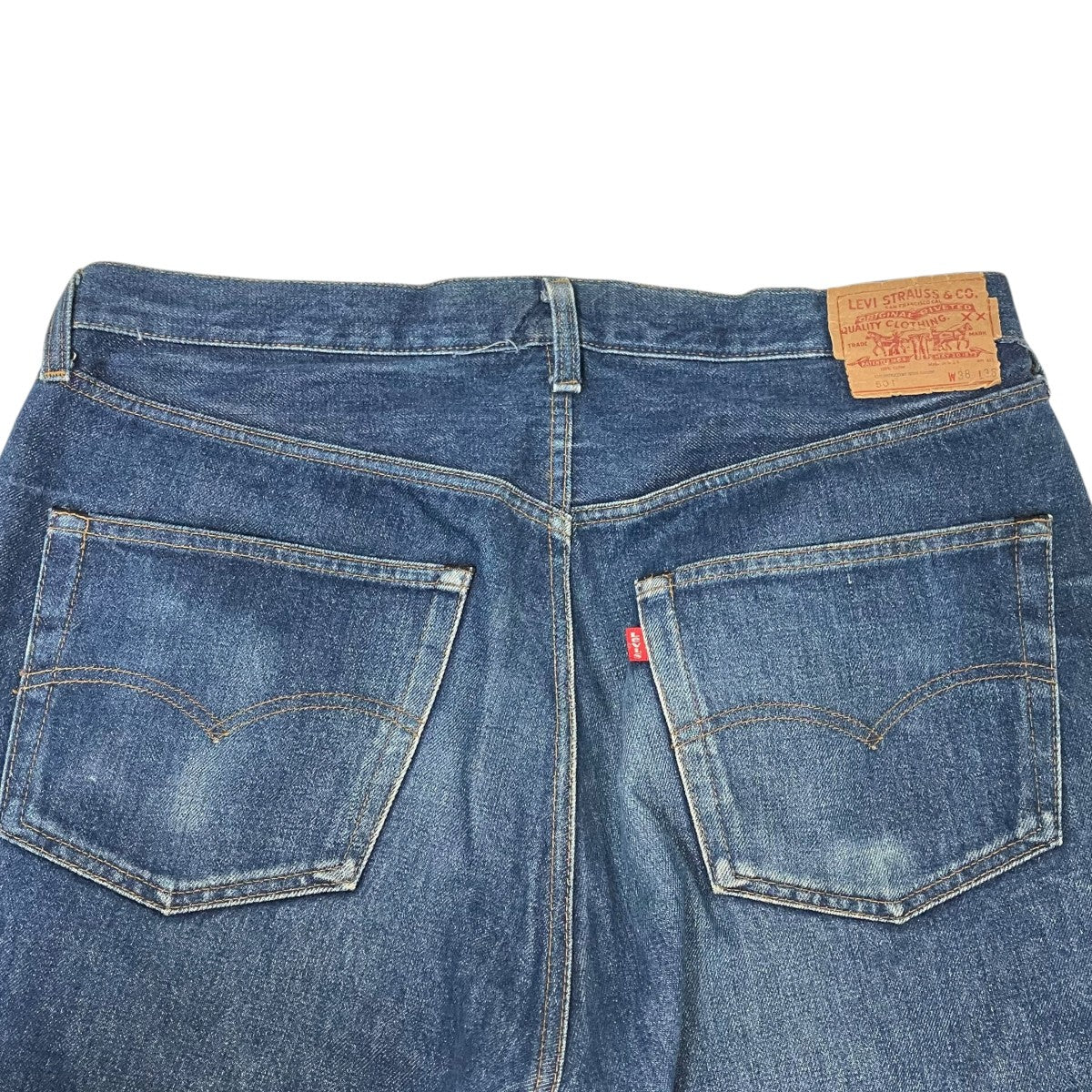 80s ボタン裏524 赤耳デニムパンツ - Image 5