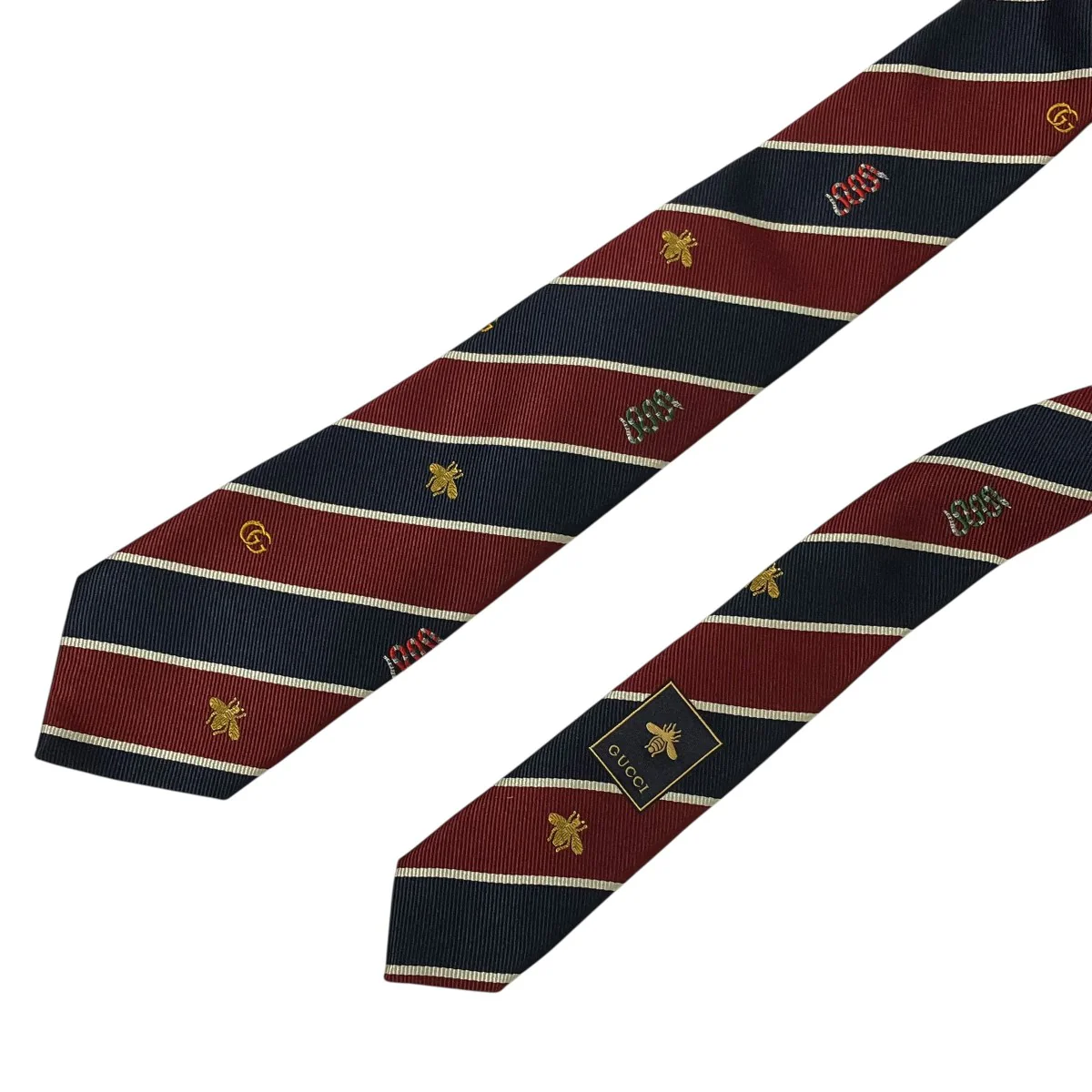 SNAKE BEE SILK TIEネクタイ - Image 4