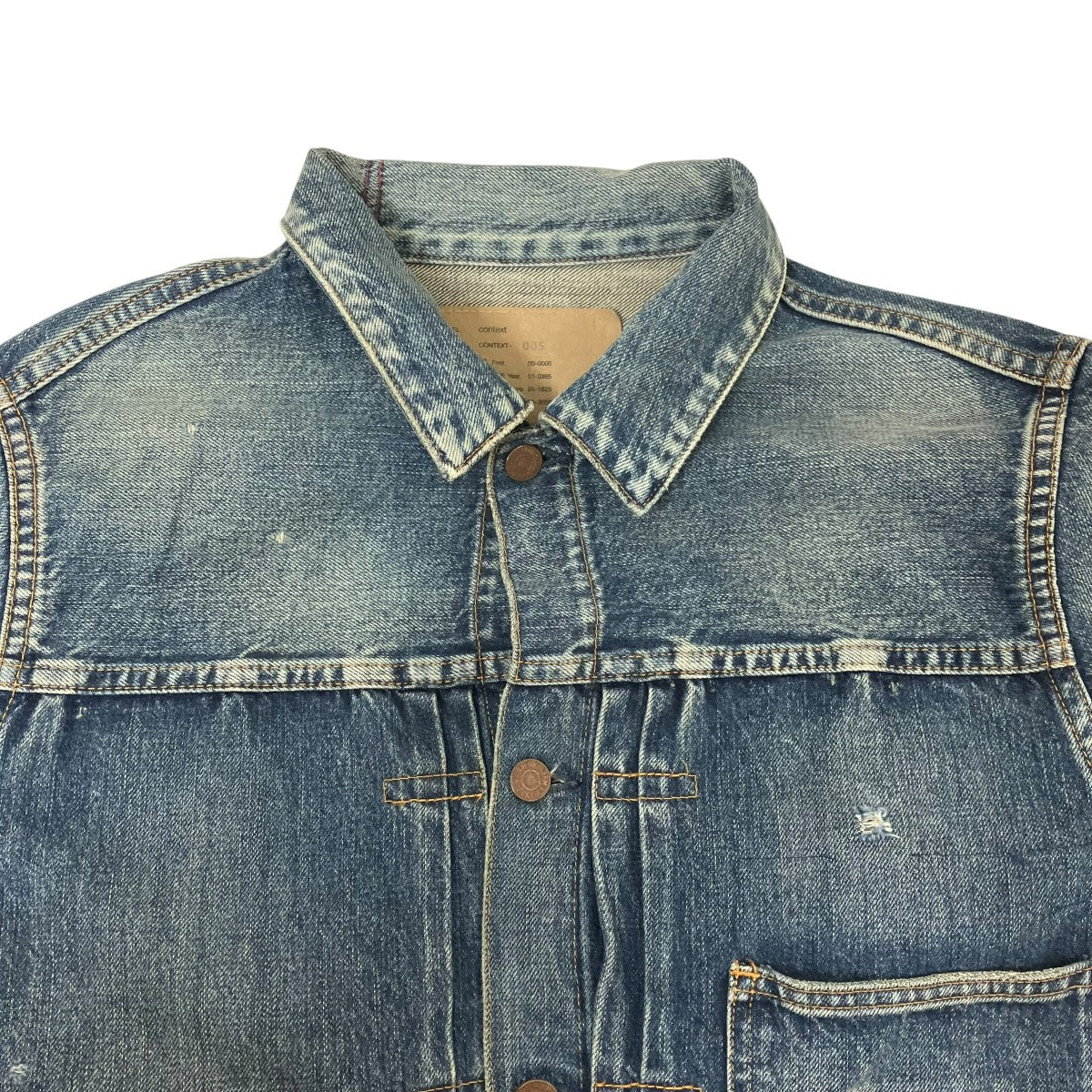 CONTEXT-005 FRONT TUCK DENIM JACKETデニムジャケット - Image 3