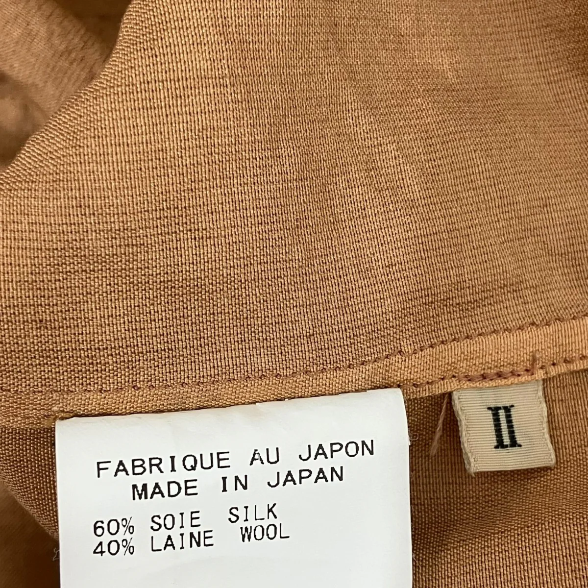 シルクウールスタンドカラーシャツ23395-004 - Image 6