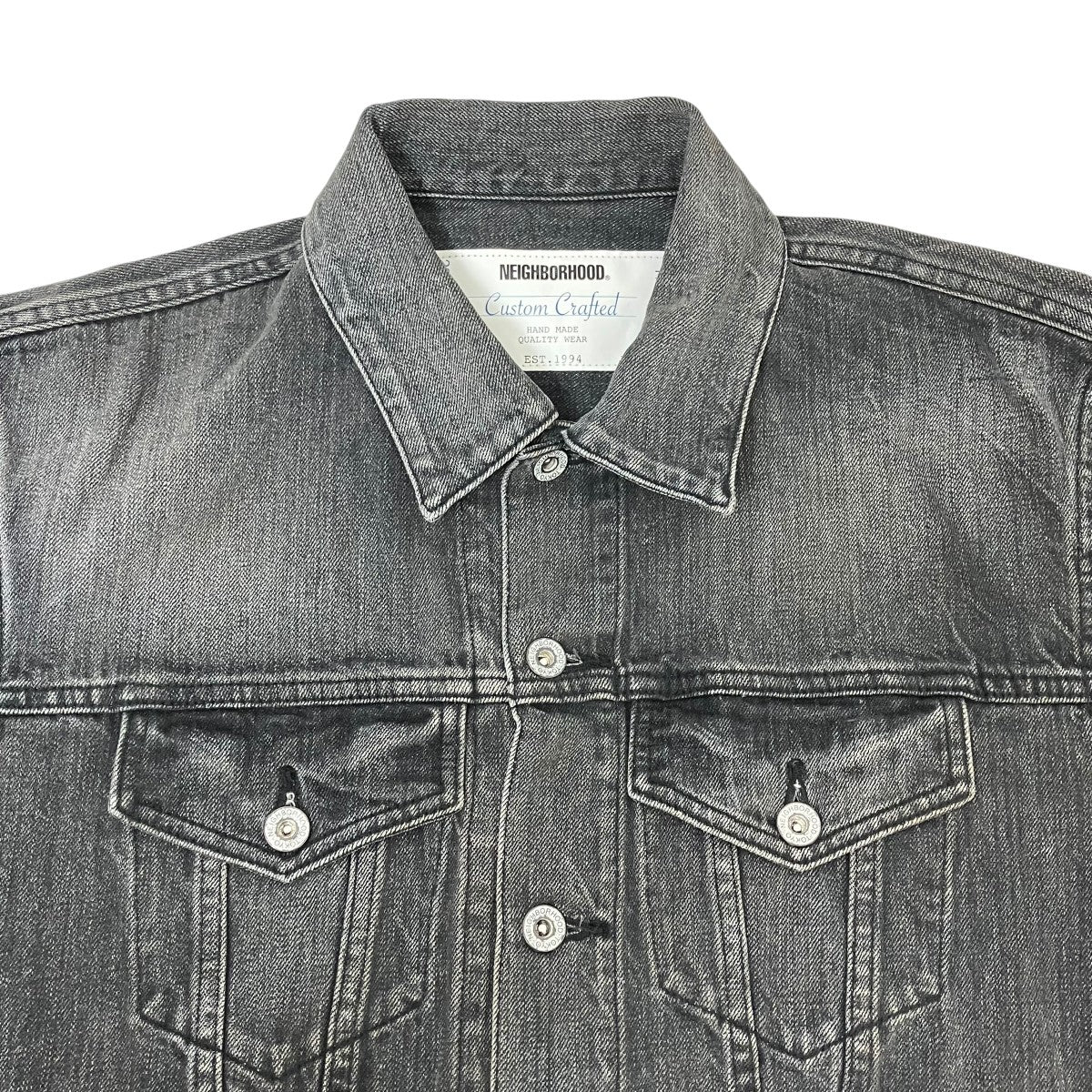 WASHED BLACK DENIM TYPE-4 JACKETデニムジャケット252XBNH-JK03 - Image 3