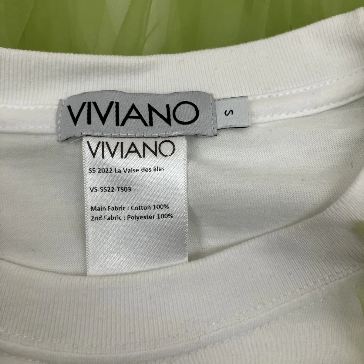 ヘムチュールカットソーVS-SS22-T503 - Image 4