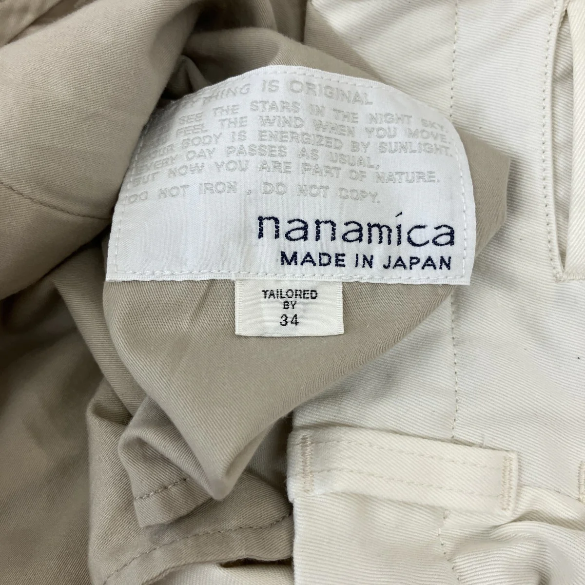Straight Chino PantsチノパンツSUCF153 - Image 5