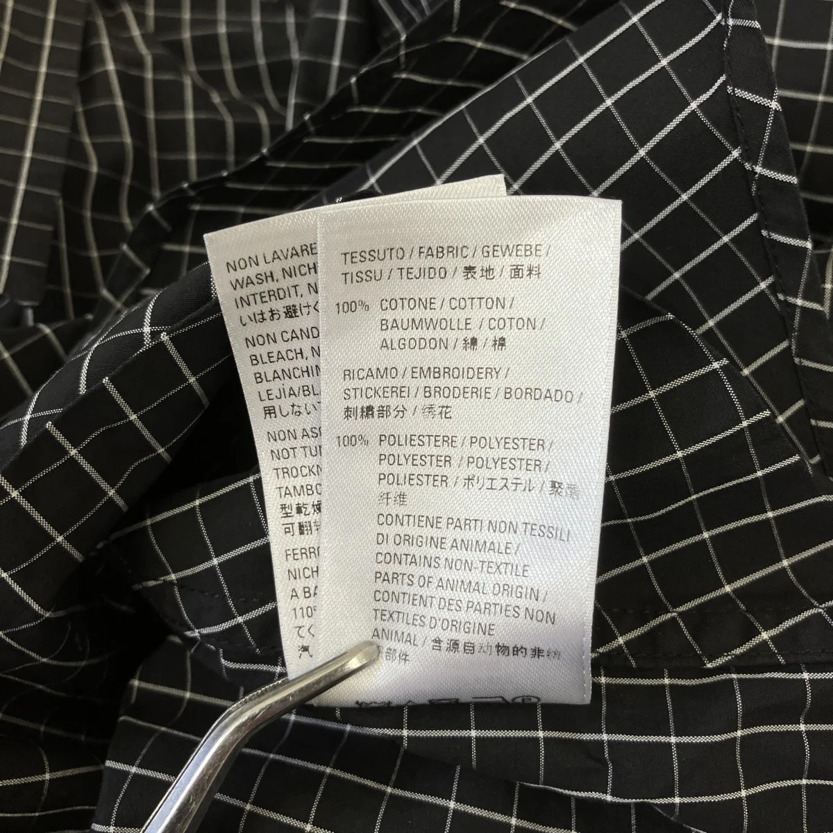 チェックオーバーサイズシャツ583895 - Image 7