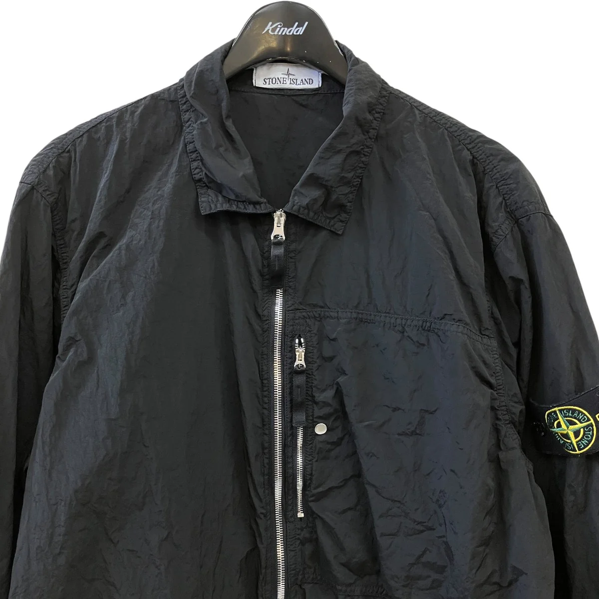 25SSNylon Metal ECONYL OvershirtジップブルゾンK1S151200005S0019 - Image 3