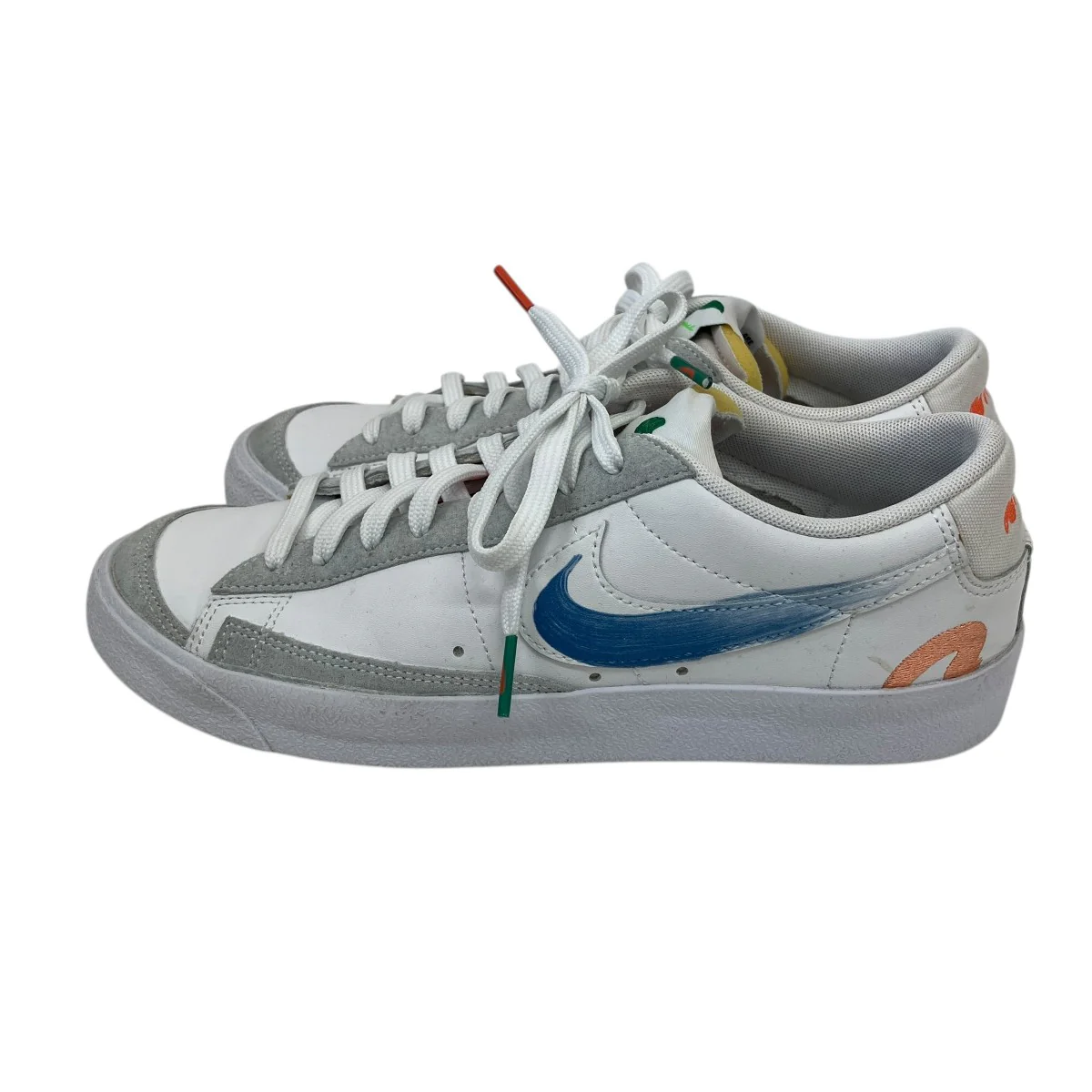 Blazer Low ’77 Flyleather WhiteローカットスニーカーDM0882-100 - Image 2