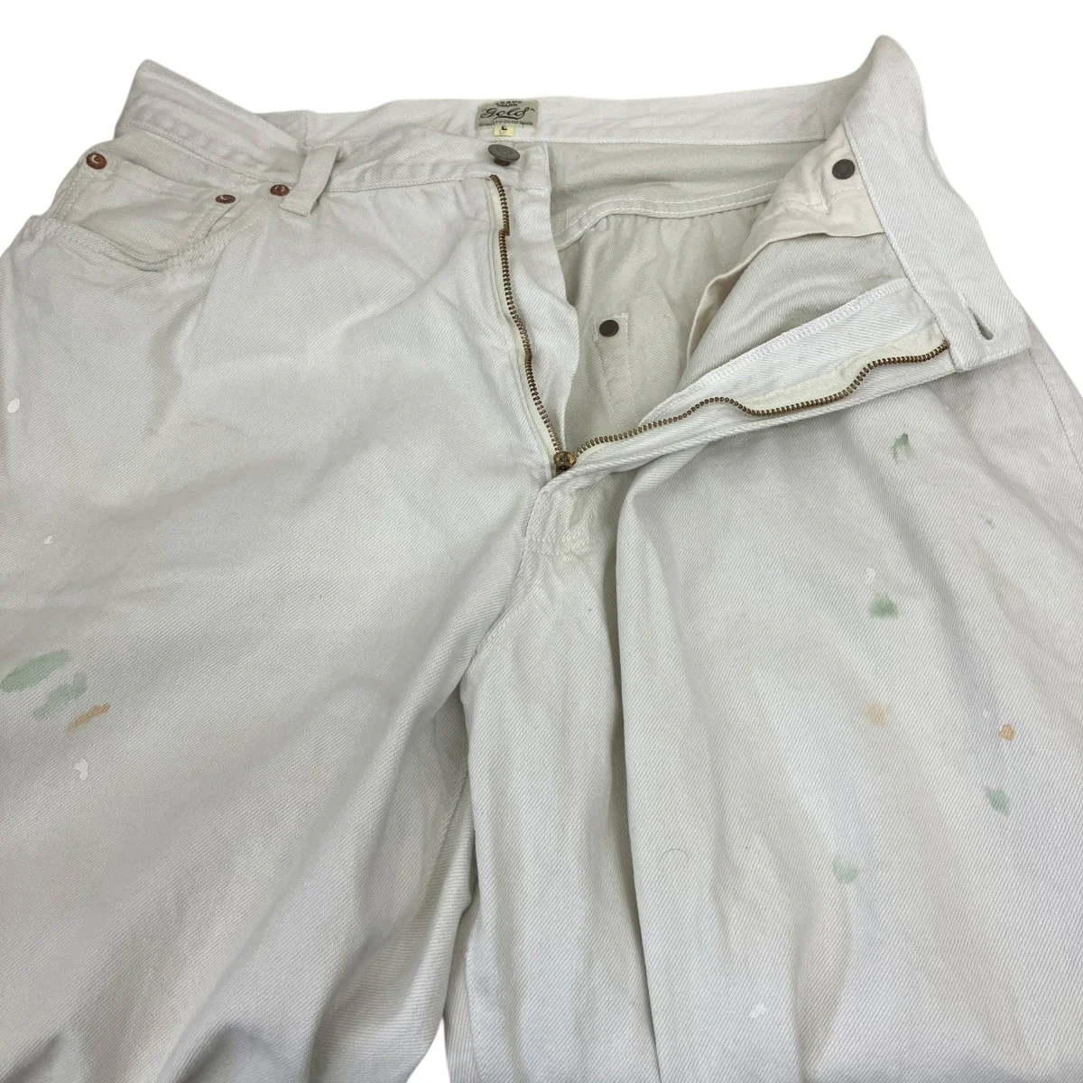 RECYCLED WASTE SUVIN COTTON YARNデニムパンツGL42505H - Image 3