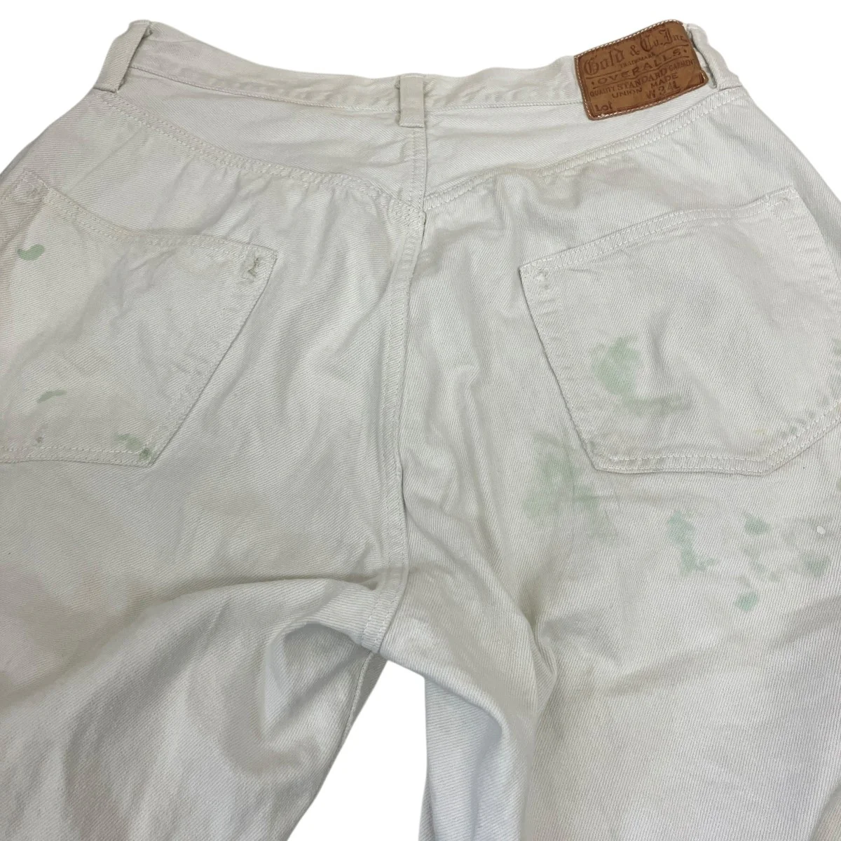 RECYCLED WASTE SUVIN COTTON YARNデニムパンツGL42505H - Image 4