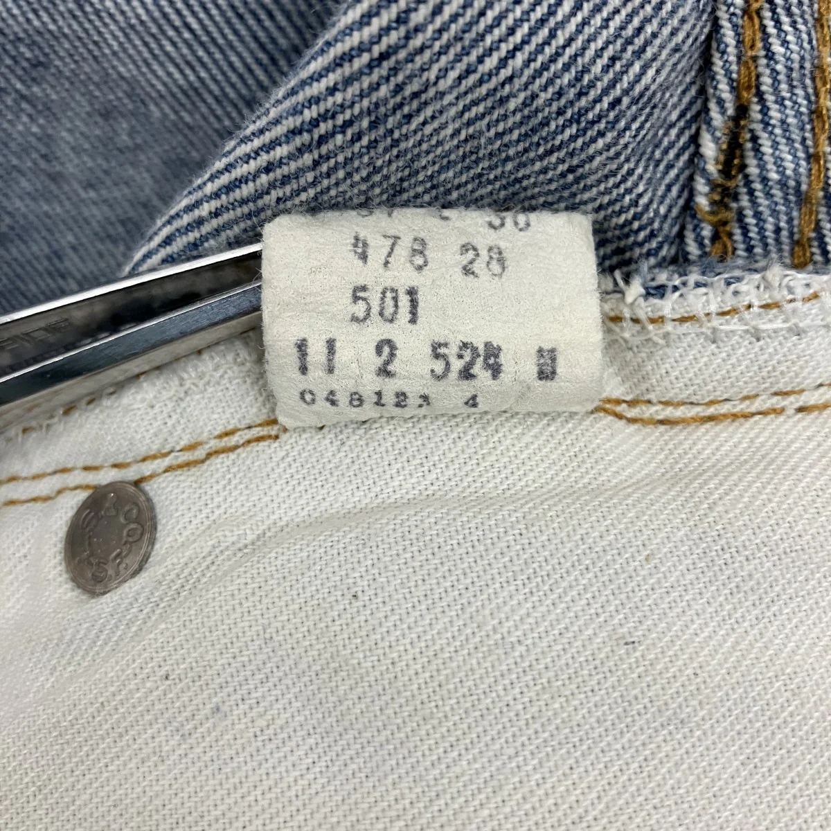 エルパソン工場デニムパンツ501 1982-11月 黒カン - Image 8