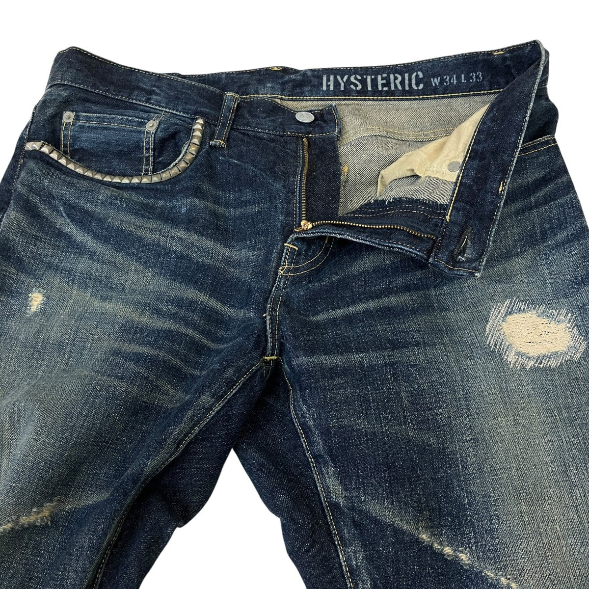 RW CLASH加工デニムスリムストレートパンツ02191AP20 - Image 3