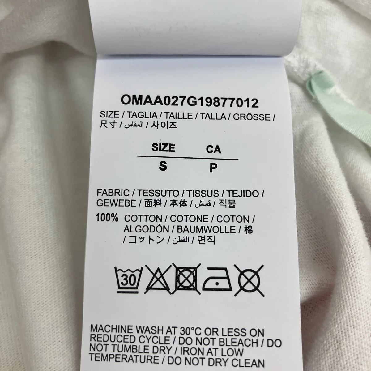 半袖TシャツOMAA027G19877012 - Image 4
