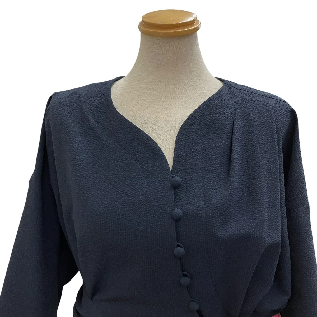 半袖ワンピースMM24SS-DR501 Draped Dress - Image 4