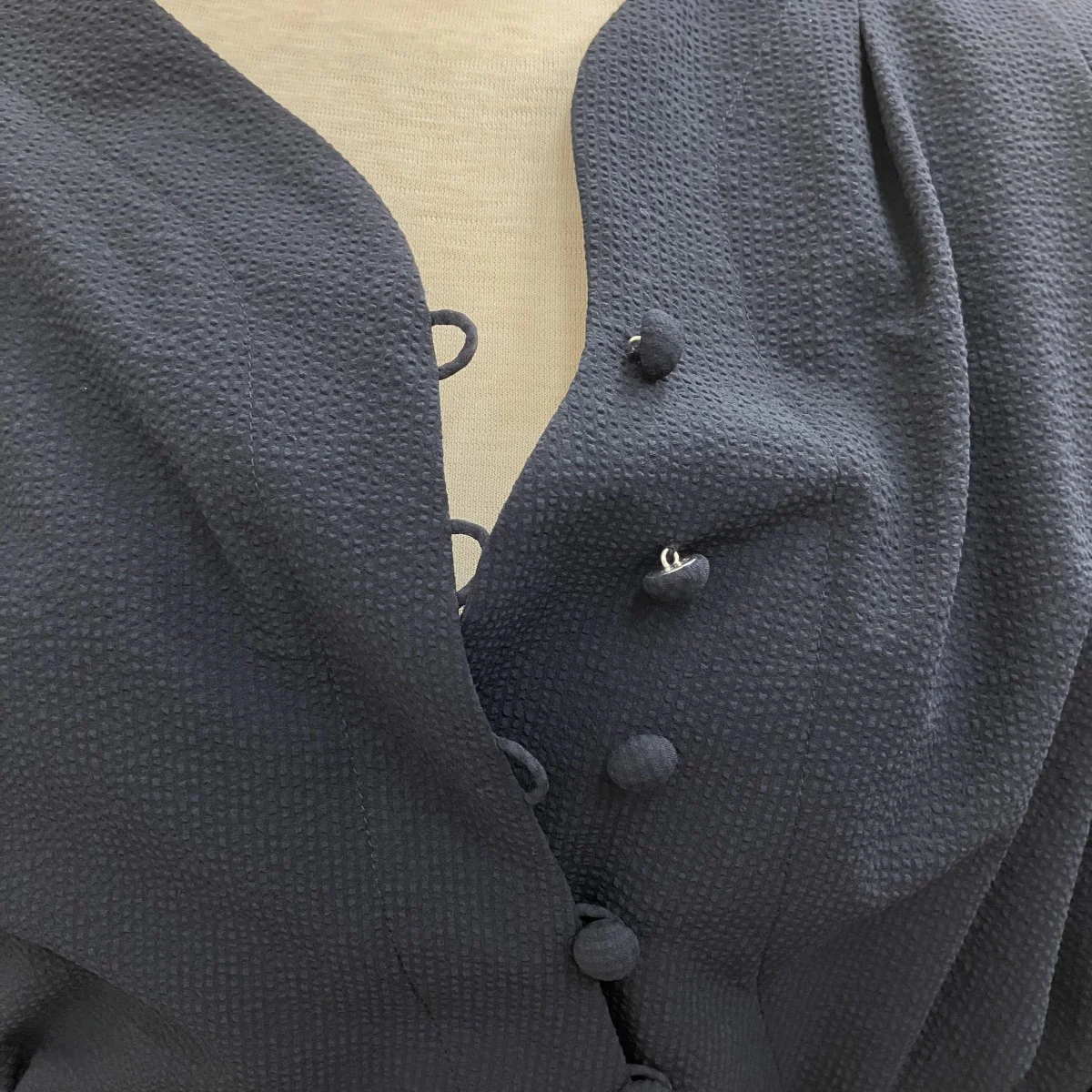 半袖ワンピースMM24SS-DR501 Draped Dress - Image 5