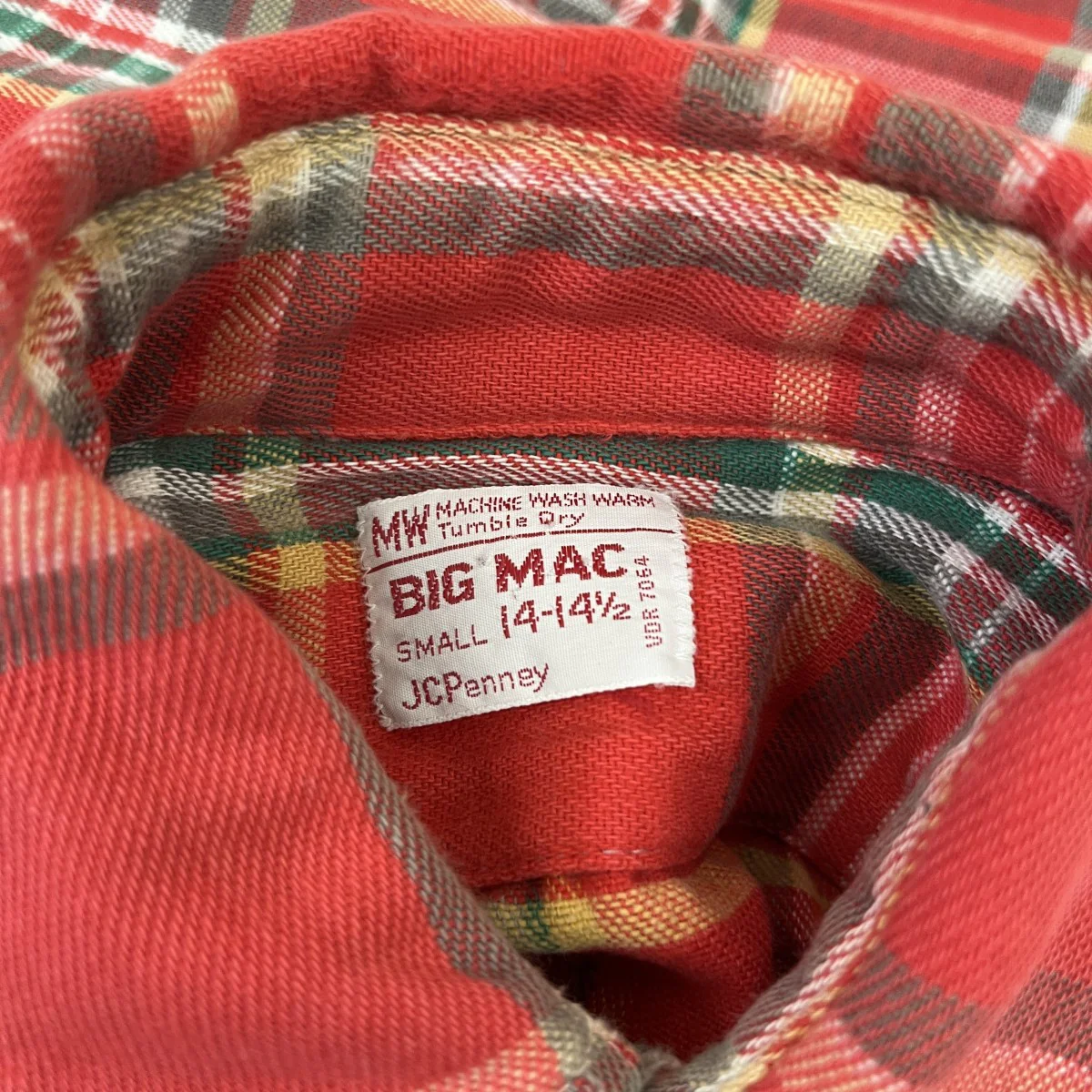 70S vintageチェック長袖シャツ - Image 6
