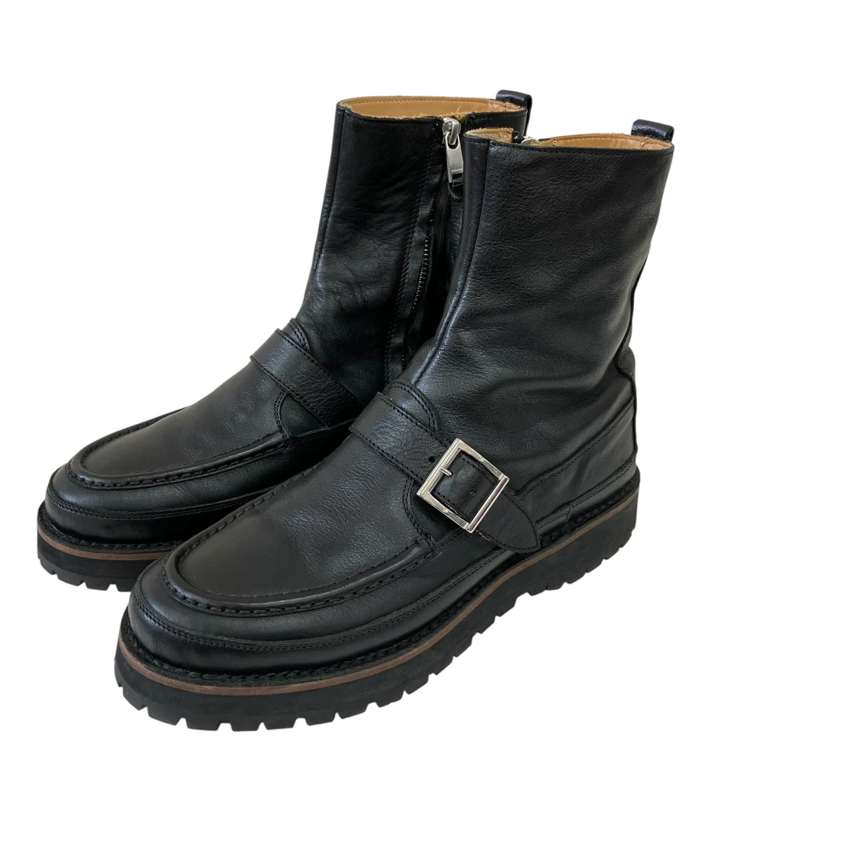 HUNTER ZIP UP BOOTS COW LEATHERNN-F3501