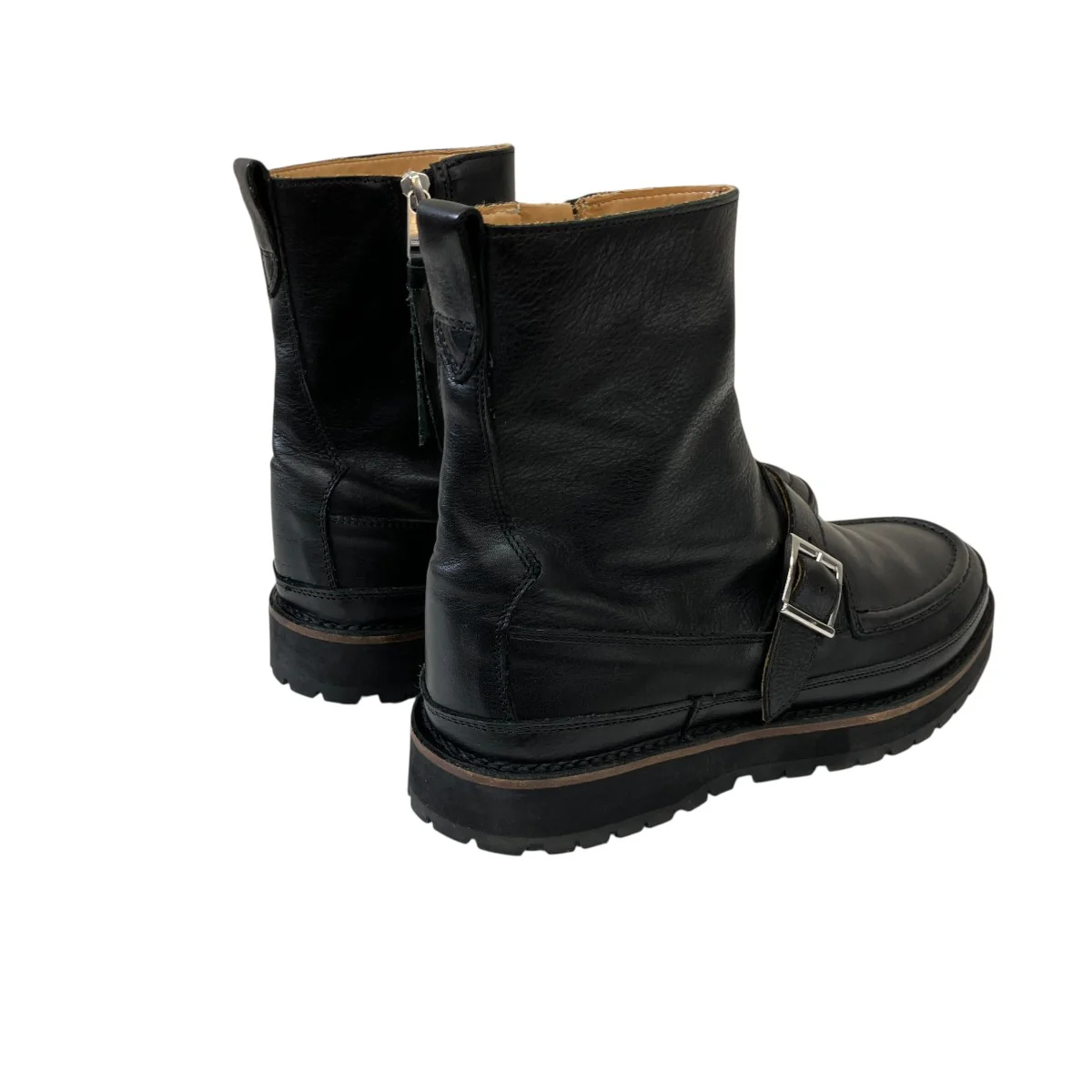 HUNTER ZIP UP BOOTS COW LEATHERNN-F3501 - Image 3