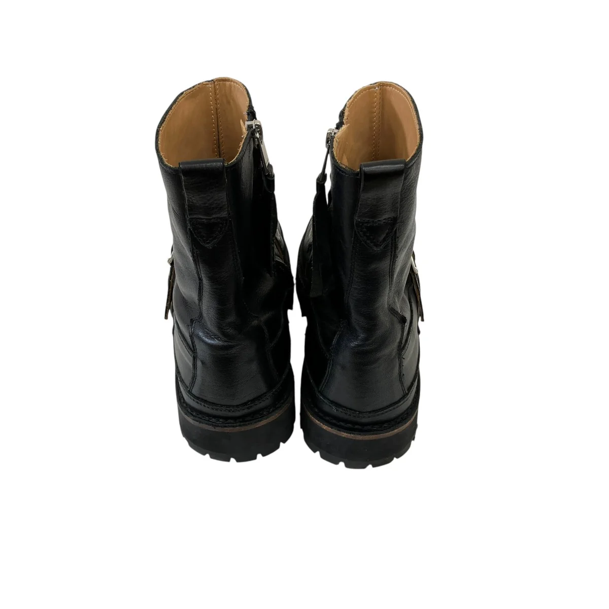 HUNTER ZIP UP BOOTS COW LEATHERNN-F3501 - Image 4