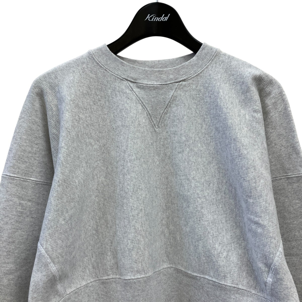 Cropped Sweat Pulloverクルーネックスウェット12410603 - Image 3