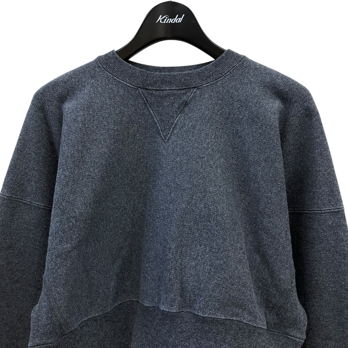 Cropped Sweat Pulloverクルーネックスウェット12410603 - Image 3