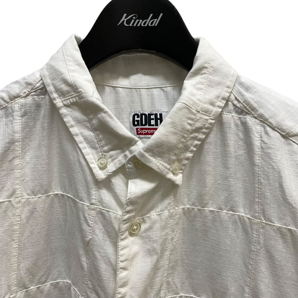 Patchwork shirt半袖シャツ - Image 3