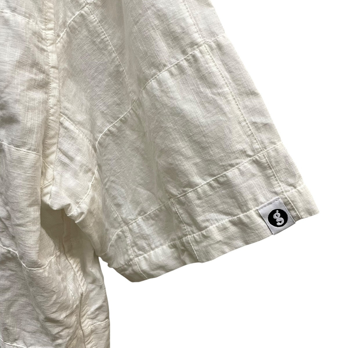 Patchwork shirt半袖シャツ - Image 4