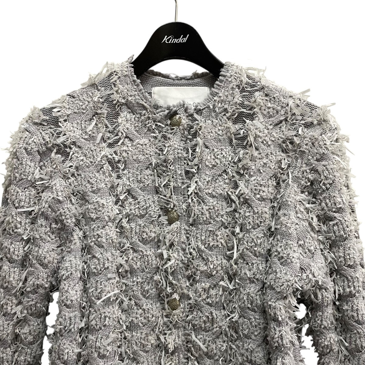 24AW ツィードカーディガン WGZ1042107A0016 - Image 3