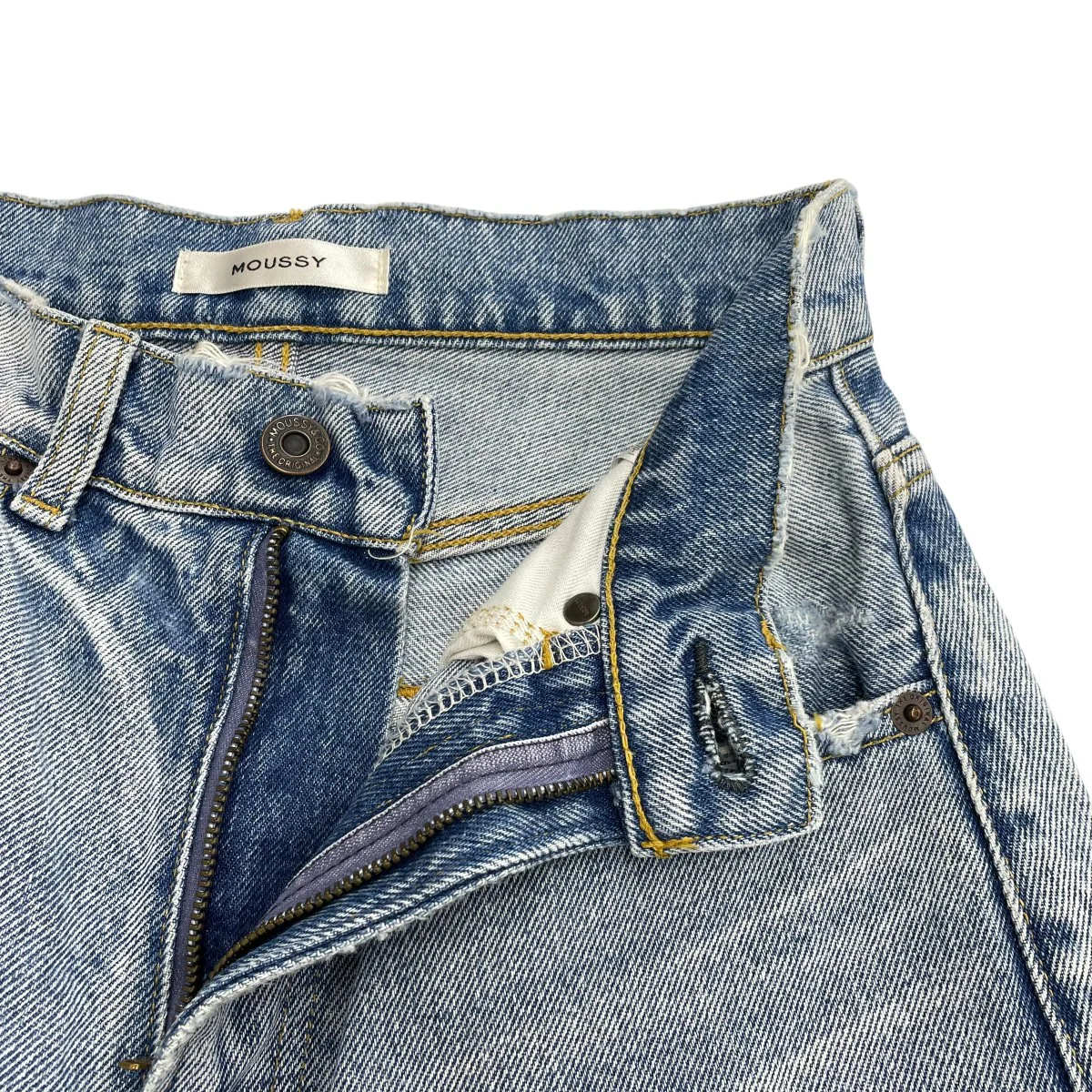 HW DAMAGE LOOSE STRAIGHTデニムパンツ010EAS11-5570-1 - Image 3