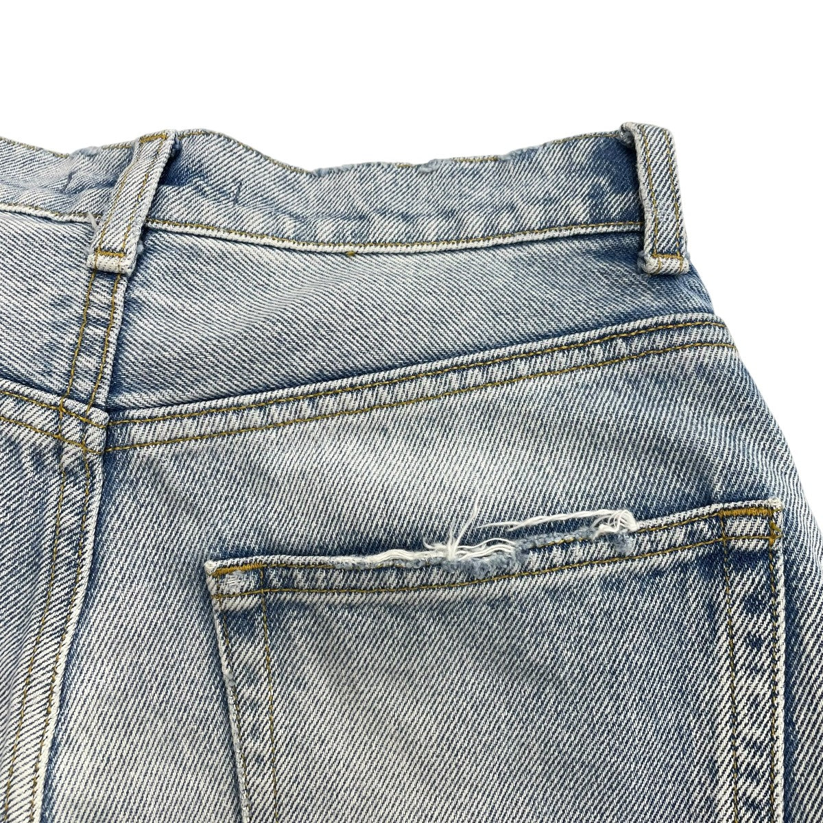 HW DAMAGE LOOSE STRAIGHTデニムパンツ010EAS11-5570-1 - Image 4