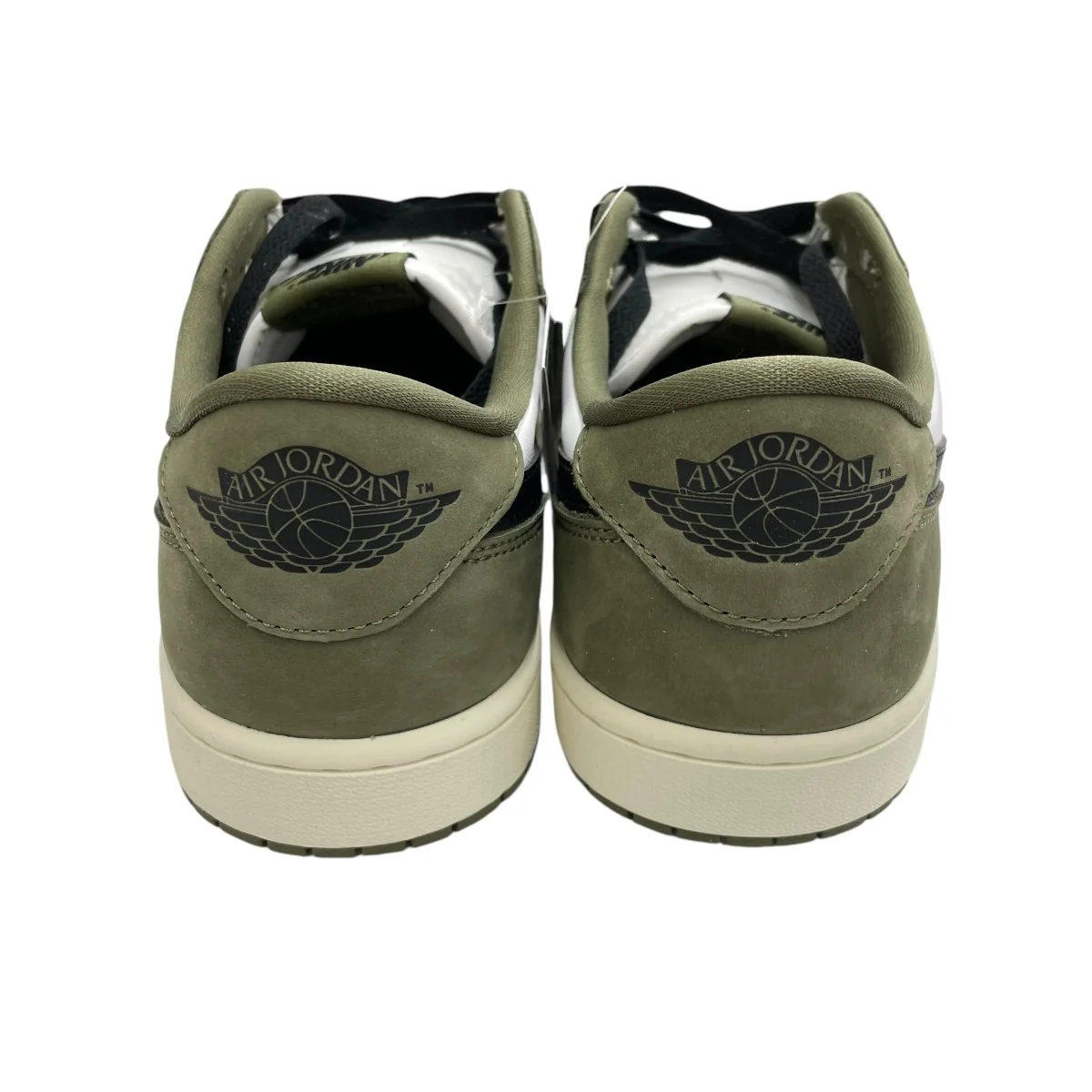Air Jordan 1 Low OG Medium Olive and Summit WhiteスニーカーHQ6998-200 - Image 2
