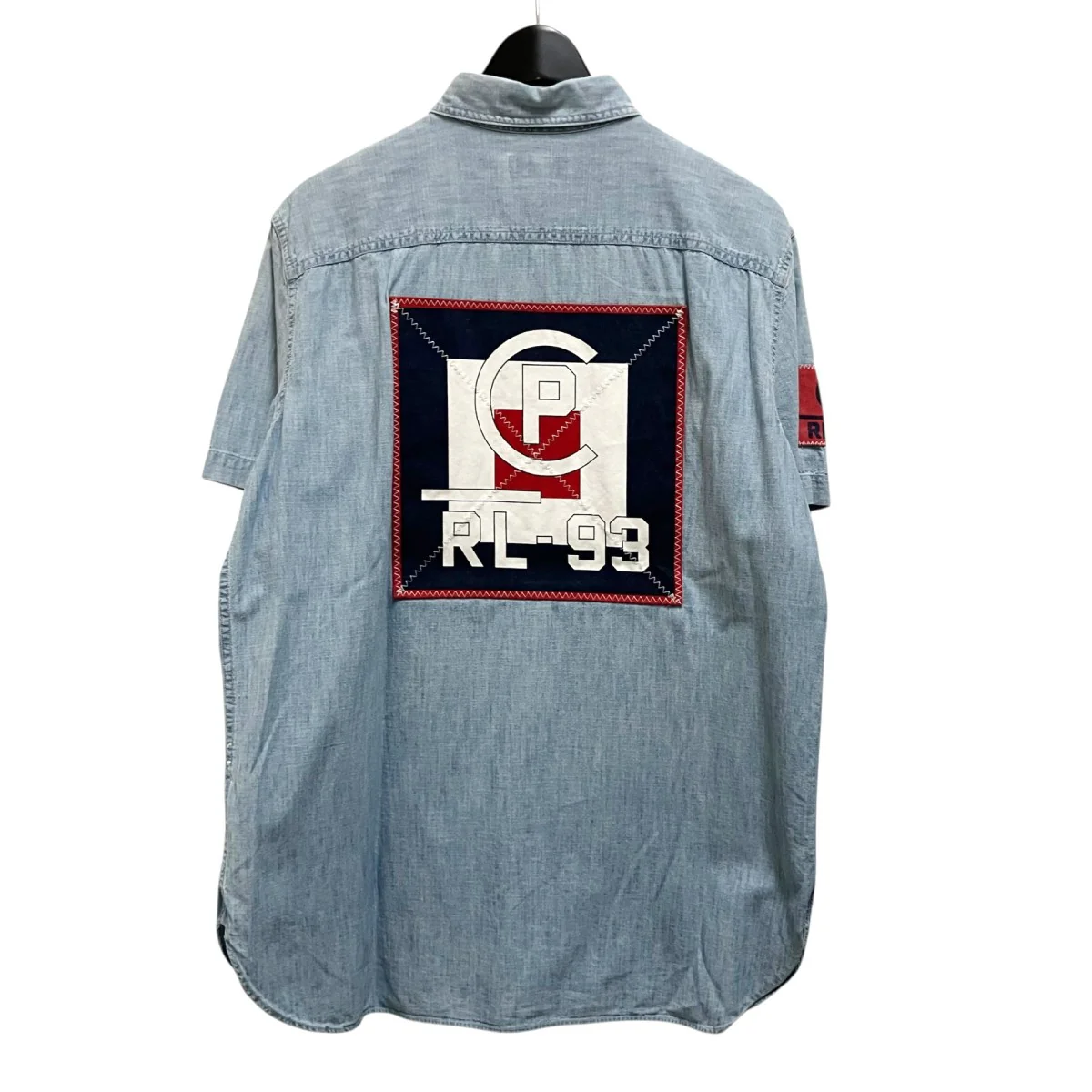 ワッペン付きシャンブレーシャツ - Image 2