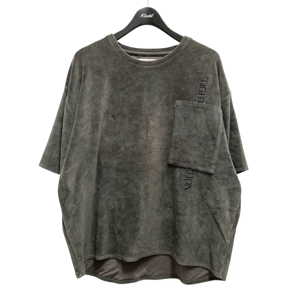 STRAIGHT UP VELOUR T-SHIRT半袖カットソー