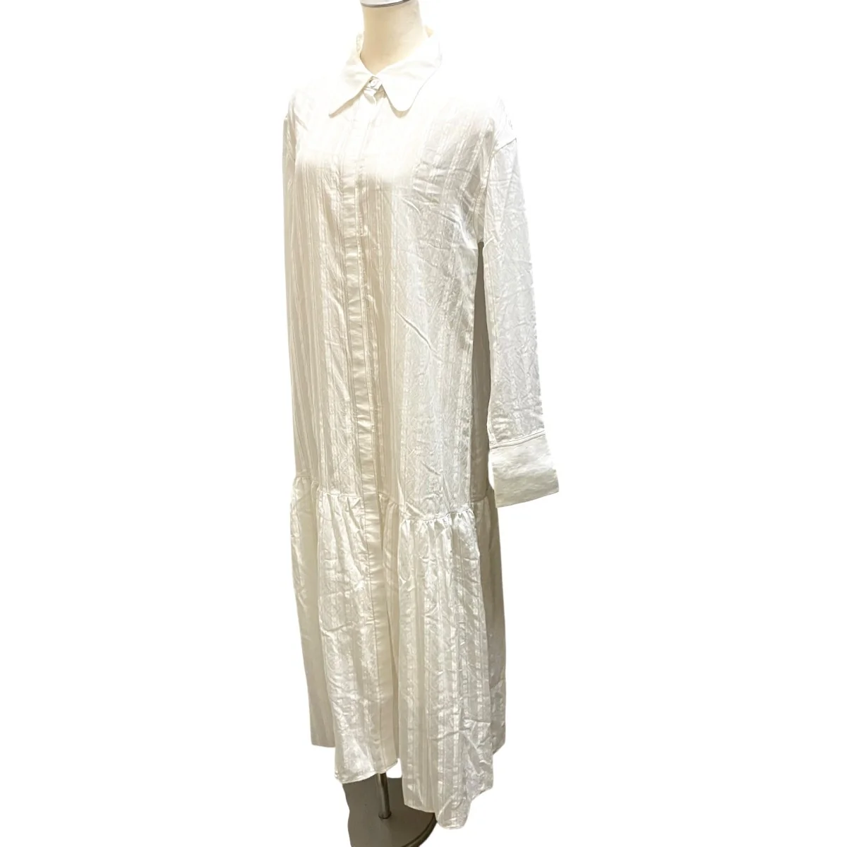Sheerstripe Shirts Dressシアーシャツワンピース12120311 - Image 3