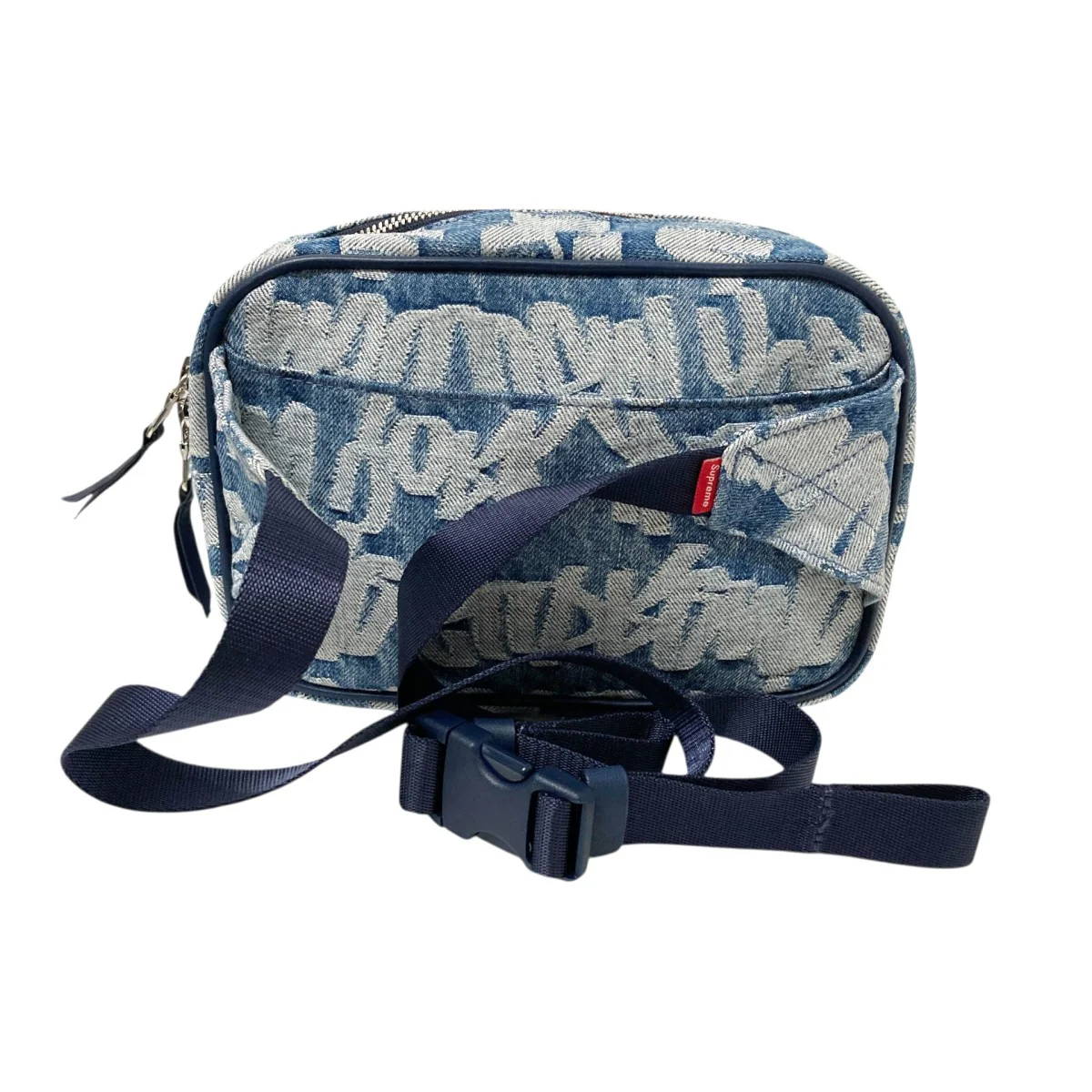 22SSFat Tip Jacquard Denim Waist Bagウエストバッグ - Image 2