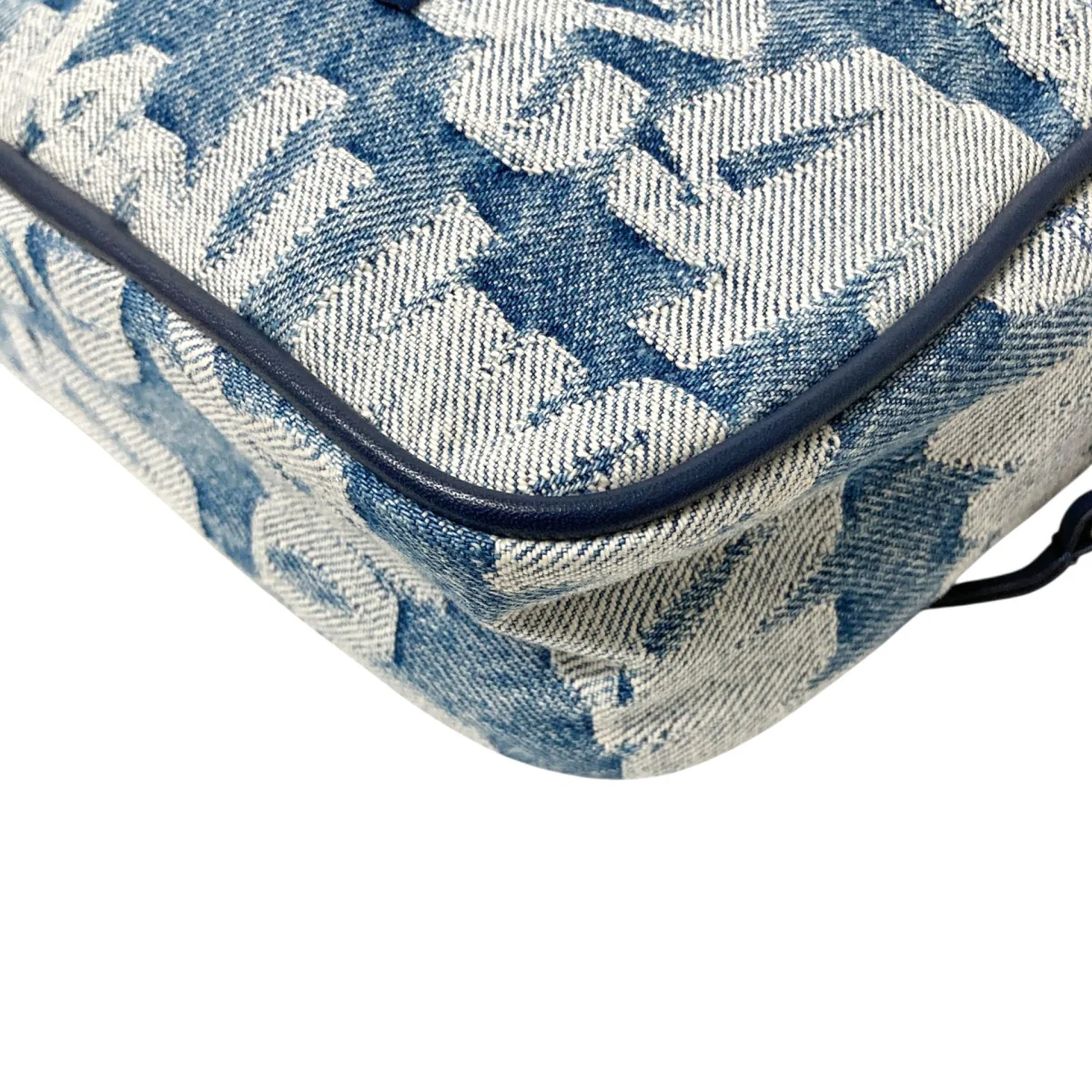 22SSFat Tip Jacquard Denim Waist Bagウエストバッグ - Image 3