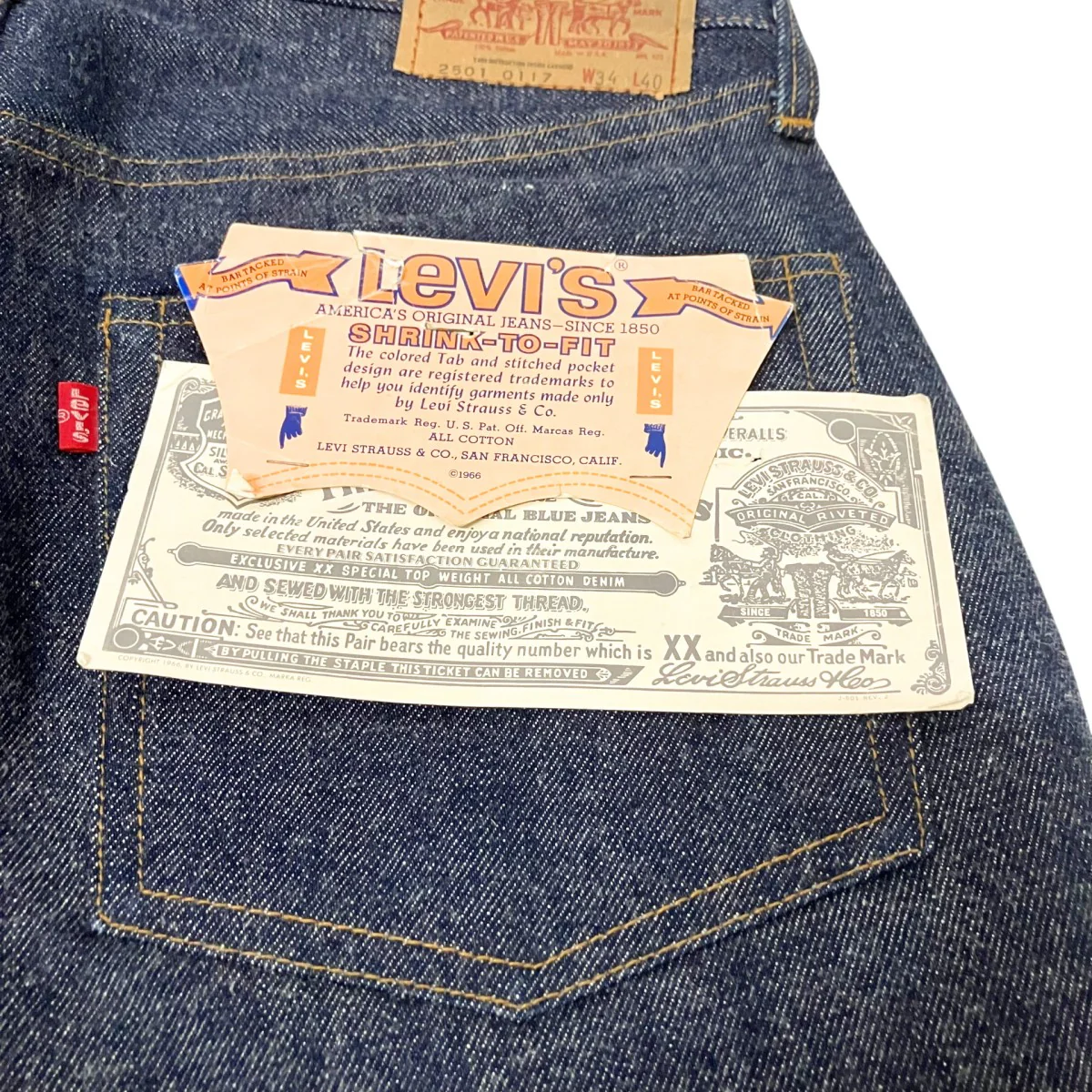 66後期ヴィンテージデニムパンツ - Image 9