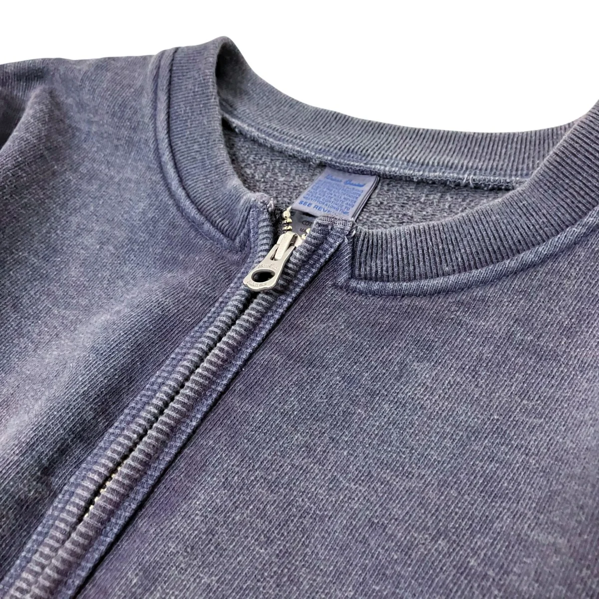 Crew Zip Sweat加工スウェットUS 600 - Image 3