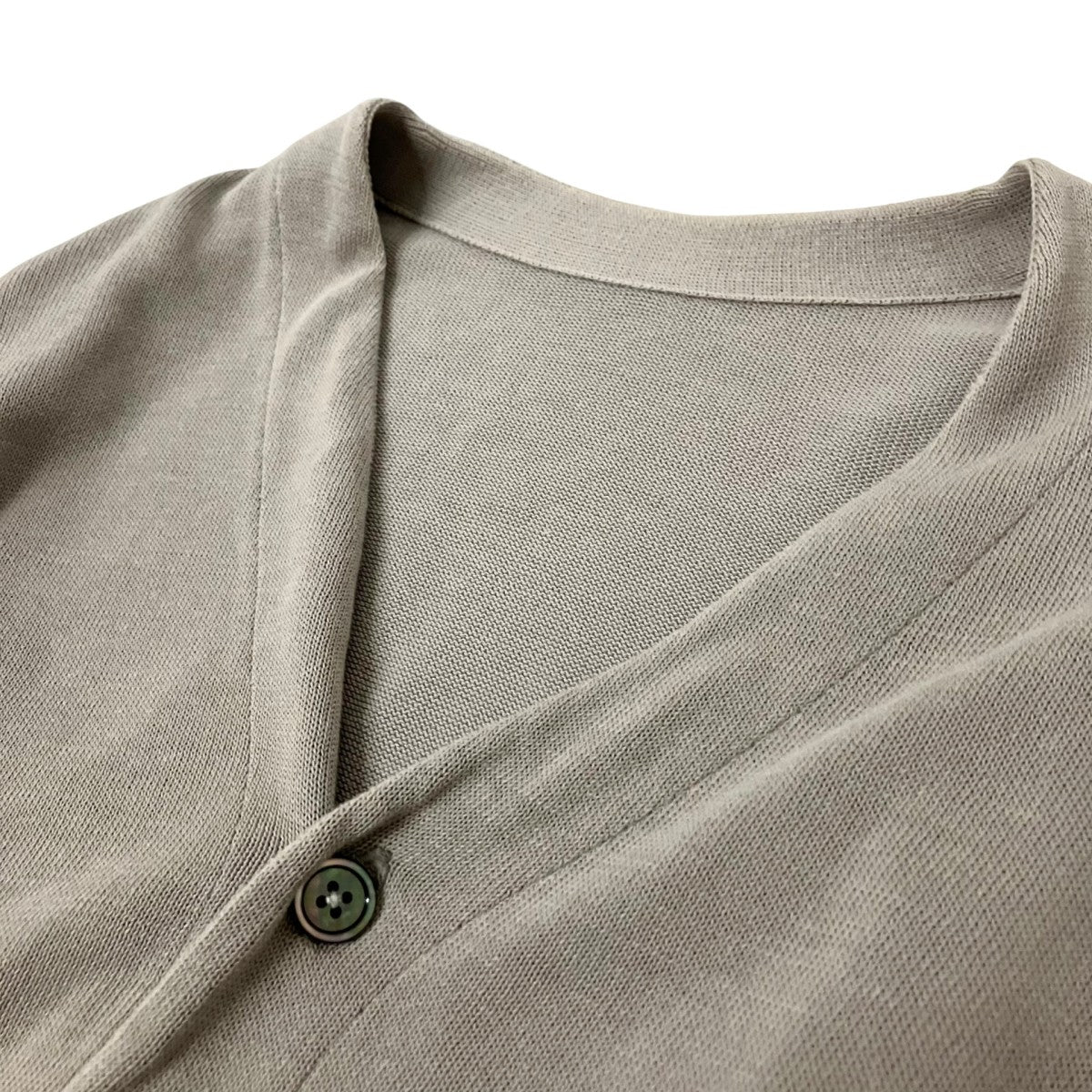 STRONG TWIST COTTON KNITVネックカーディガン59 947N - Image 3
