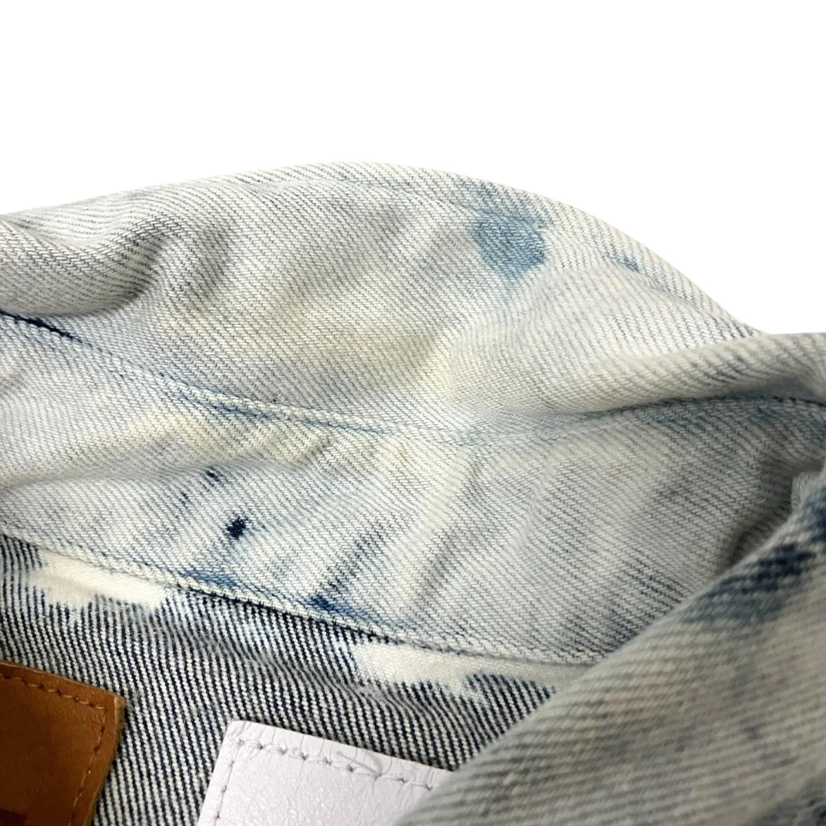 ブリーチ加工デニムジャケットK80025 - Image 4