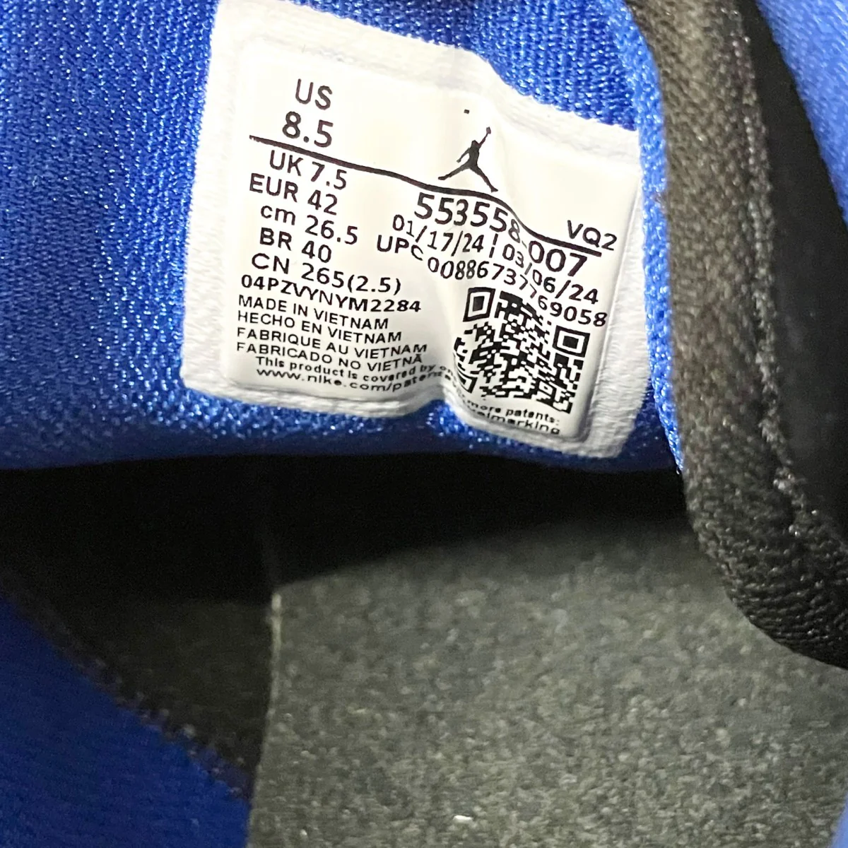 AIR JORDAN 1 LOWスニーカー553558 007 - Image 6