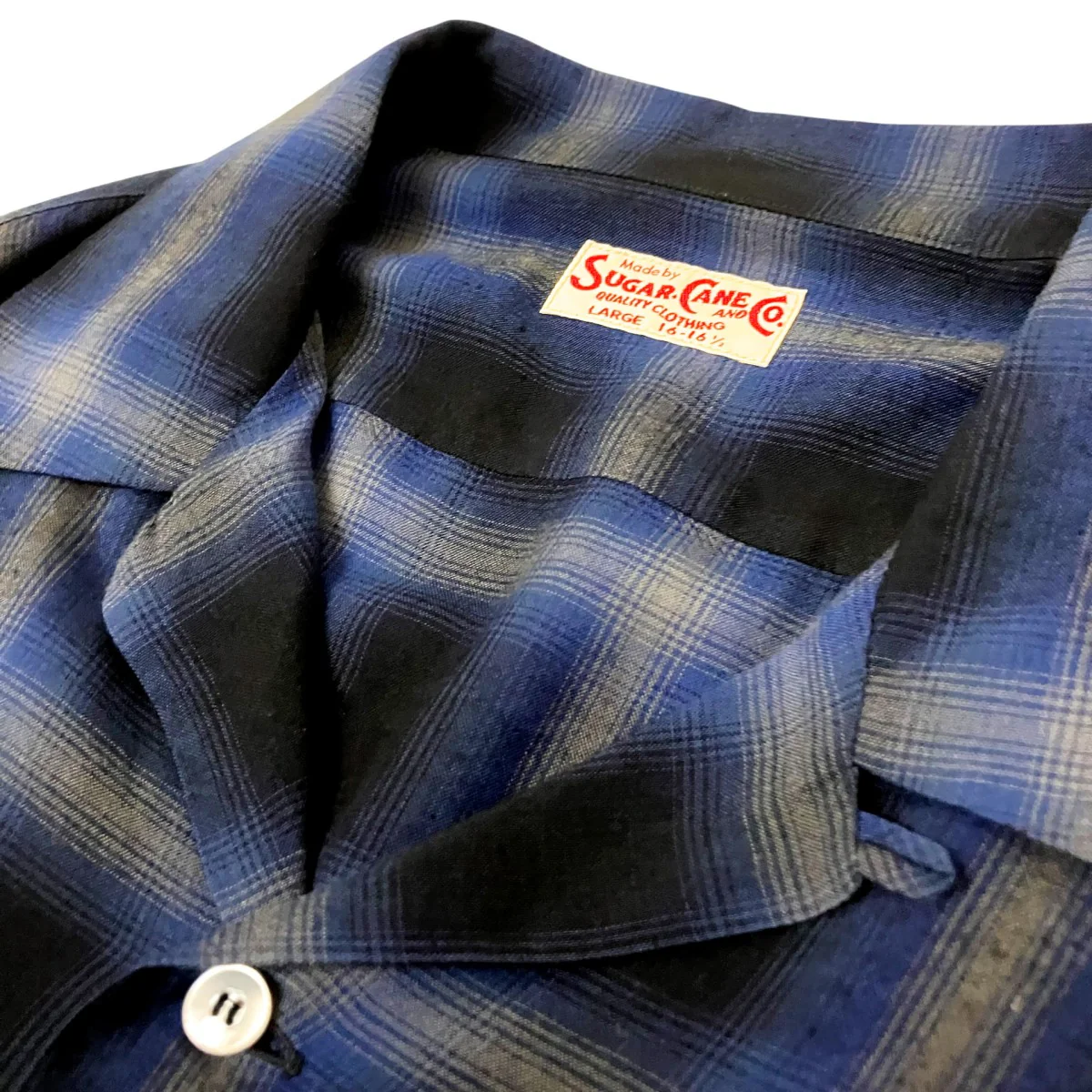 RAYON OMBRE CHECK OPEN SHIRTチェックシャツSC29120 - Image 3