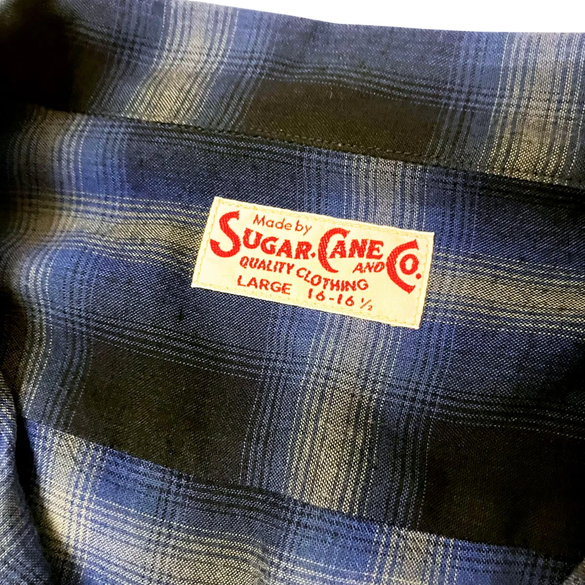 RAYON OMBRE CHECK OPEN SHIRTチェックシャツSC29120 - Image 4