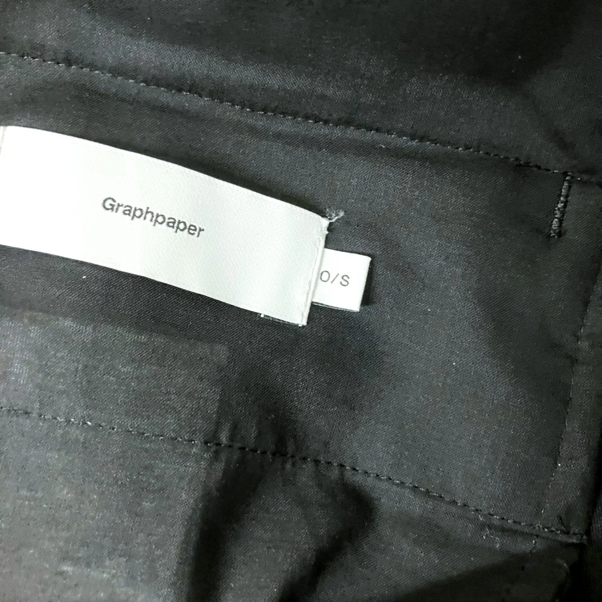Scale Off Wool Wide Tapered Chef PantsワイドテーパードパンツGM241 40174B - Image 5