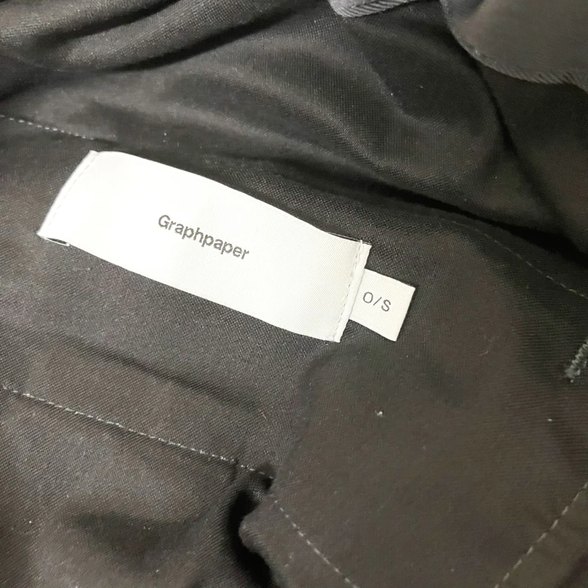 Scale Off Wool Wide Tapered Chef PantsテーパードパンツGM241 40171B - Image 5