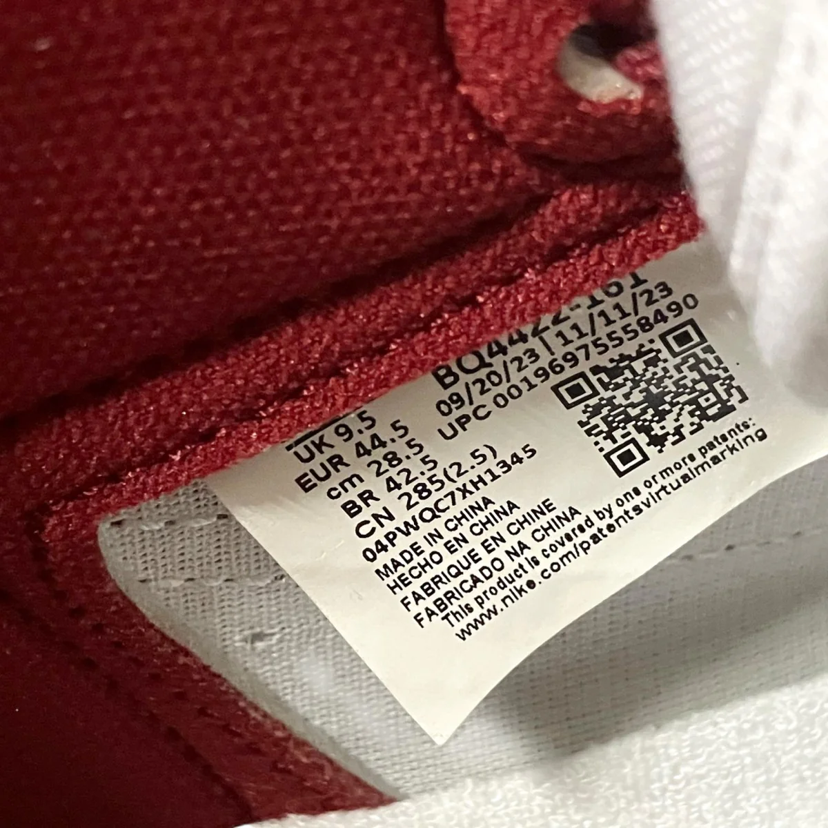 AIR JORDAN 1 HIGH 85ハイカットスニーカーBQ4422 161 - Image 6