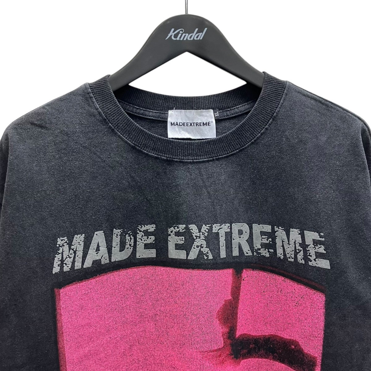 Washed Distressed High Street T-shirt ME017プリントTシャツ - Image 2