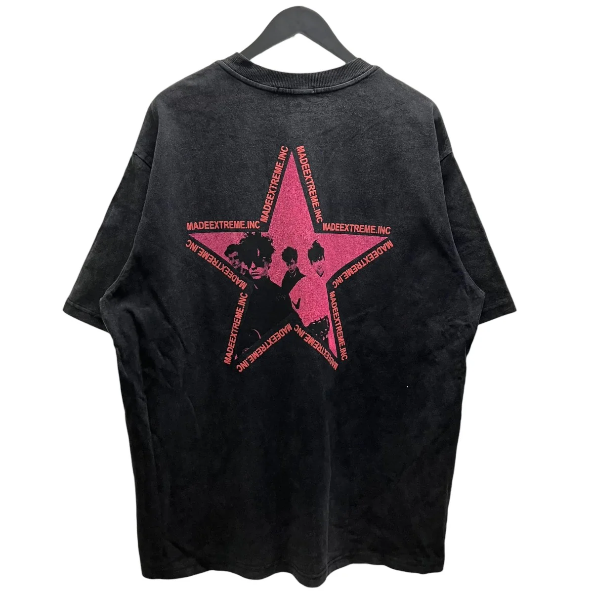 Washed Distressed High Street T-shirt ME017プリントTシャツ - Image 3