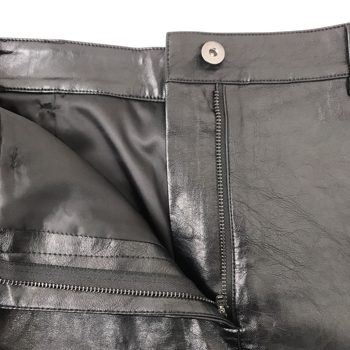 Foretell Vegan Leather SkirtヴィーガンレザースカートIWKS0058 - Image 6