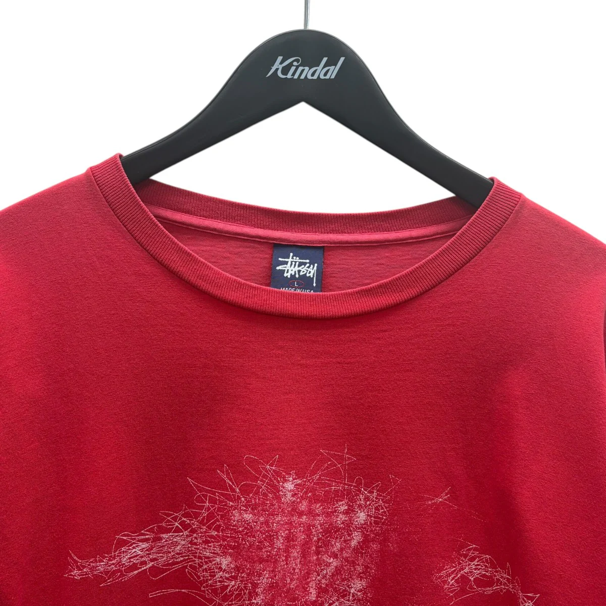 Old stussy Made in USAプリントTシャツ - Image 2