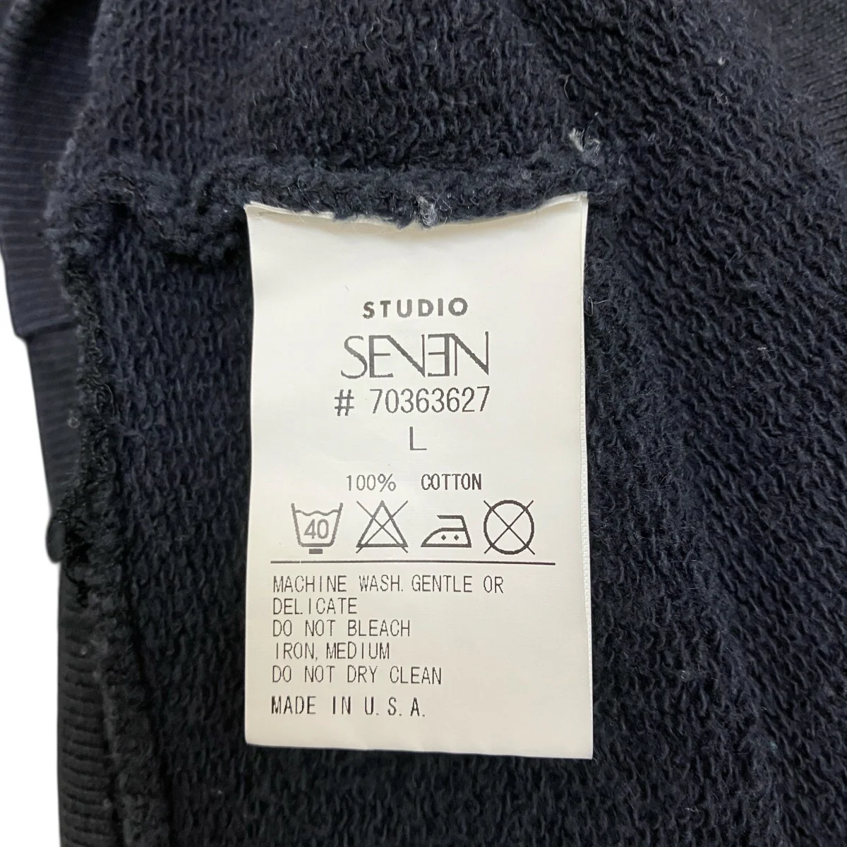 ダメージ加工クルーネックスウェット70363627 - Image 5