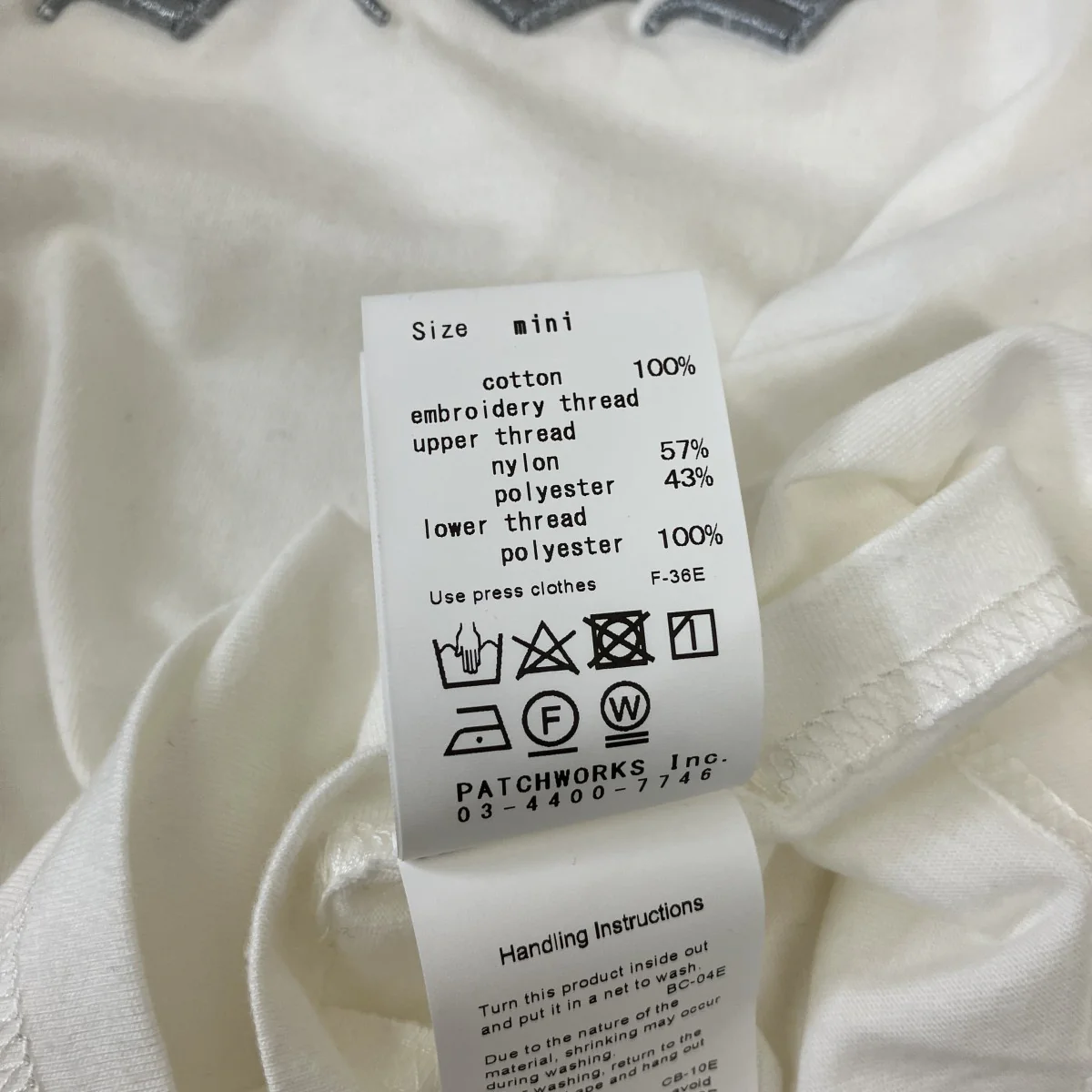 フロント刺繍TシャツTD23AW-PO58 - Image 4